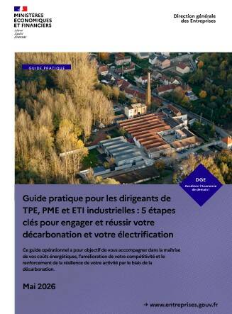 Guide pratique « décarbonation et électrification » de la DGE