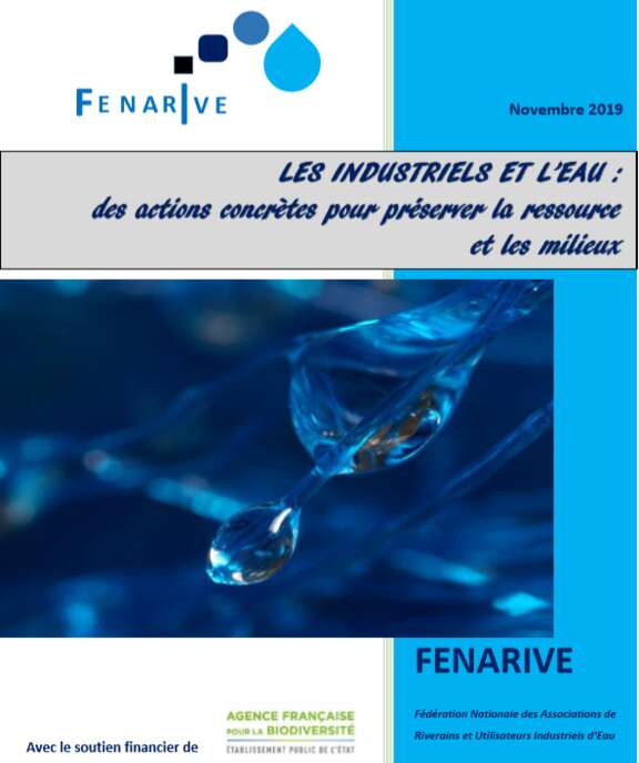 Les industriels et l’eau : publication du rapport de l’étude Fenarive