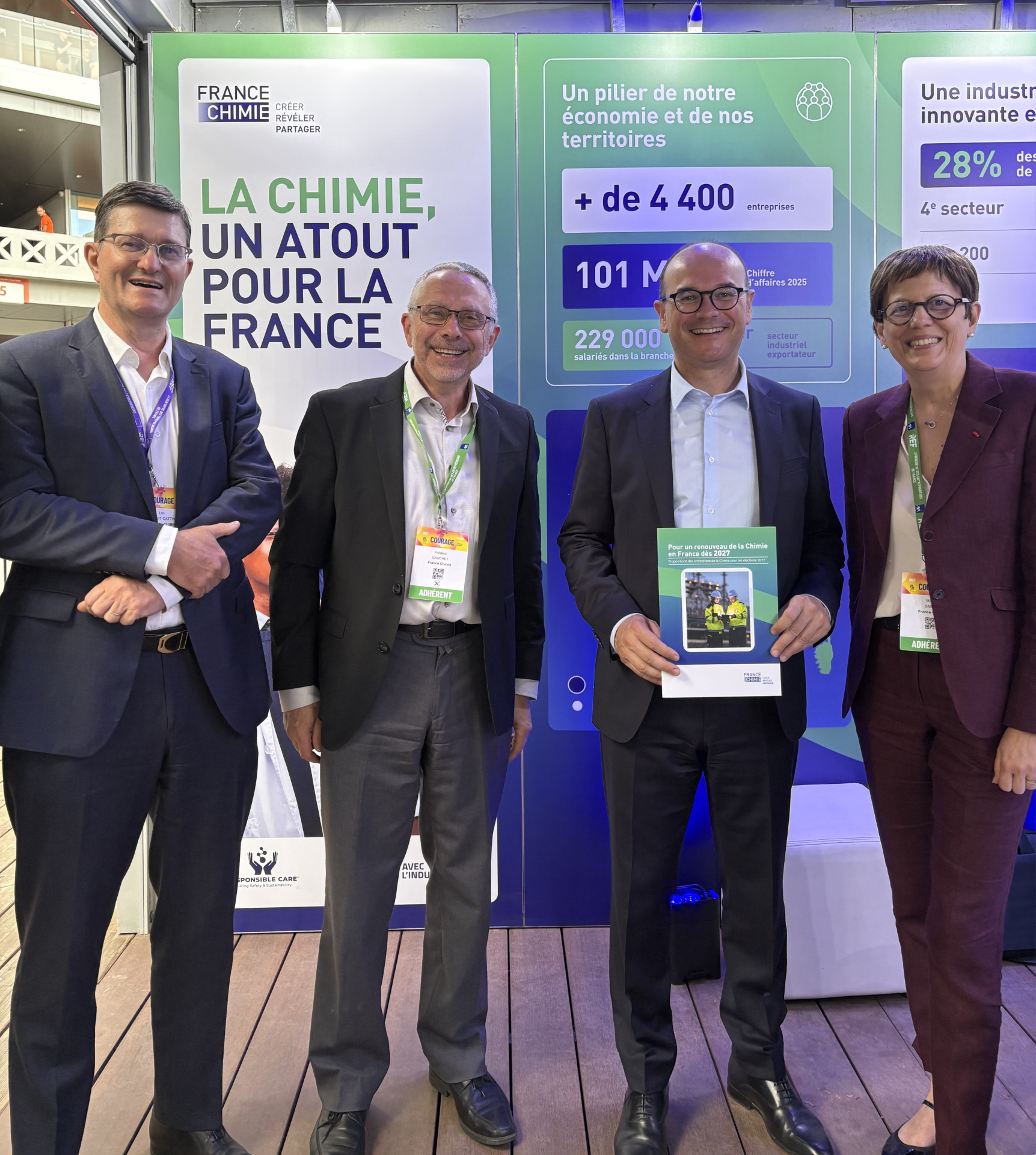 France Chimie fait sa rentrée politique à la REF du Medef