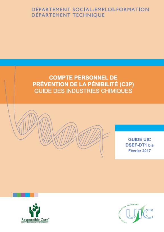 Compte personnel de prévention de la pénibilité - Guide des Industries Chimiques