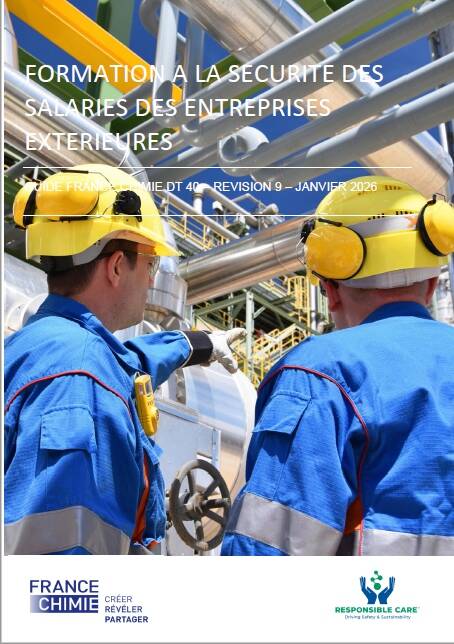 Formation à la sécurité des salariés des entreprises extérieures intervenant dans des entreprises de la chimie